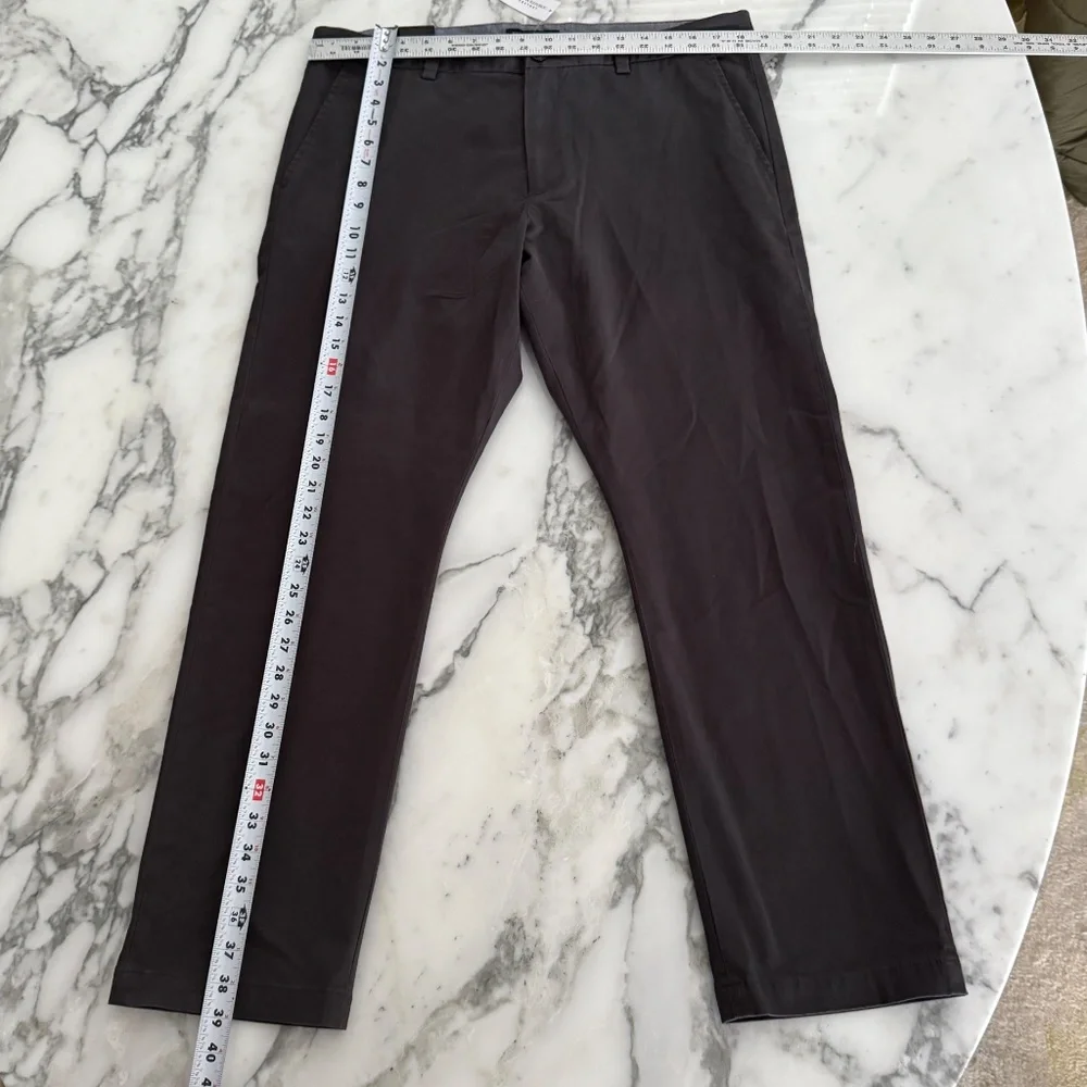 Banana‎ Republic Men's Casual 100% Cotton Black Pants, Size 36